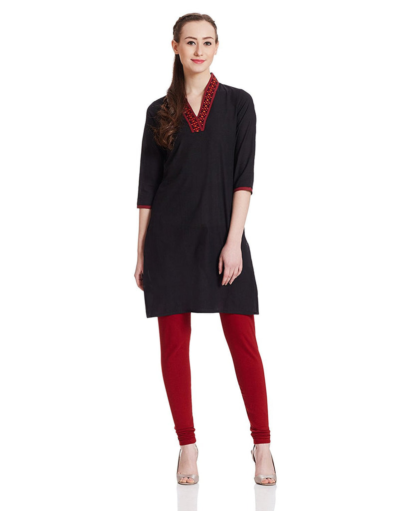 Unmatched style and comfort in our black short kurti set - Knitstudio